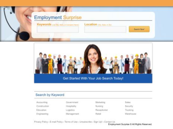 employmentsurprise.net — SEO audit screenshot