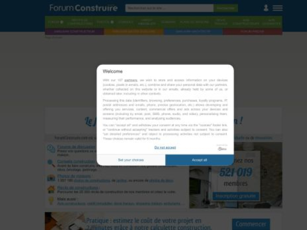 forumconstruire.com — SEO audit screenshot