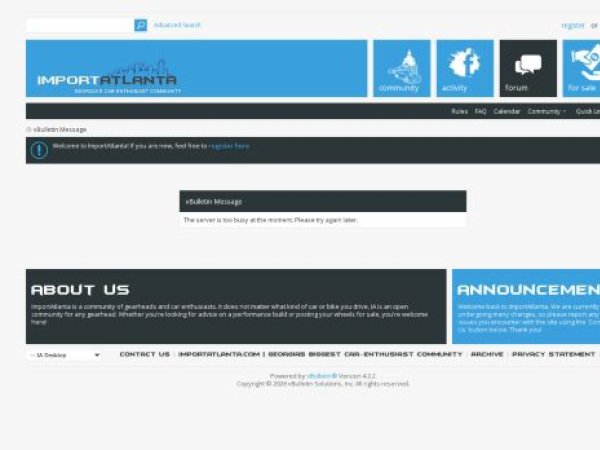 importatlanta.com — SEO audit screenshot