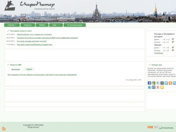 infopiter.ru — SEO audit screenshot