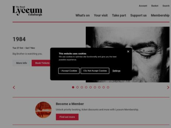 lyceum.org.uk — SEO audit screenshot