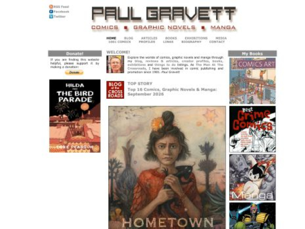 paulgravett.com — SEO audit screenshot