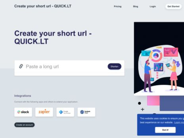 quick.lt — SEO audit screenshot