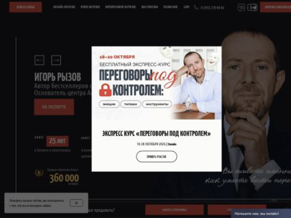 ryzov.ru — SEO audit screenshot