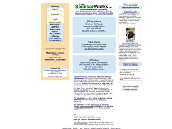 sponsorworks.net — SEO audit screenshot