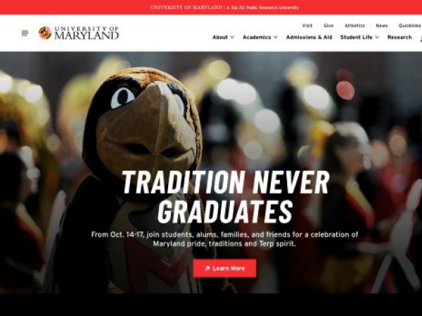 umd.edu — SEO audit screenshot