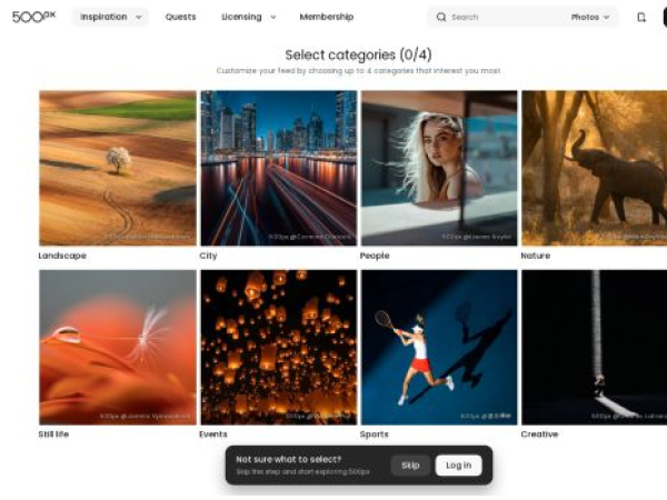 500px.com — SEO audit screenshot