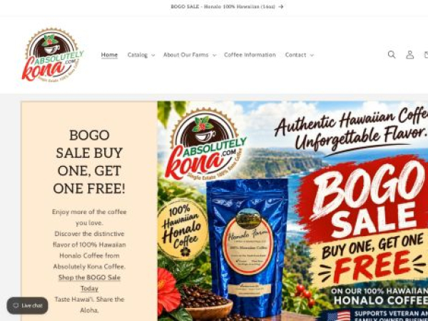 absolutelykona.com — SEO audit screenshot