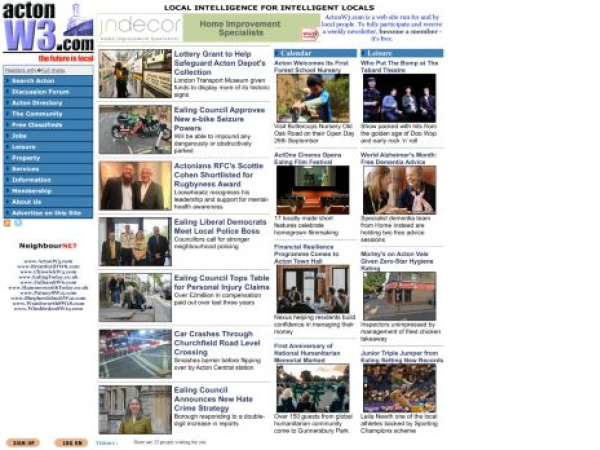 actonw3.com — SEO audit screenshot