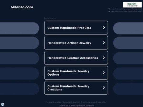 aldanto.com — SEO audit screenshot