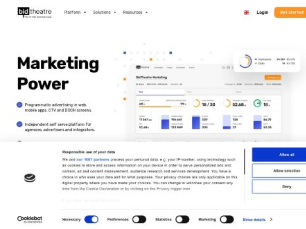 bidtheatre.com — SEO audit screenshot