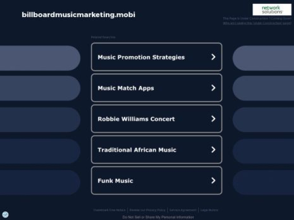 billboardmusicmarketing.mobi — SEO audit screenshot