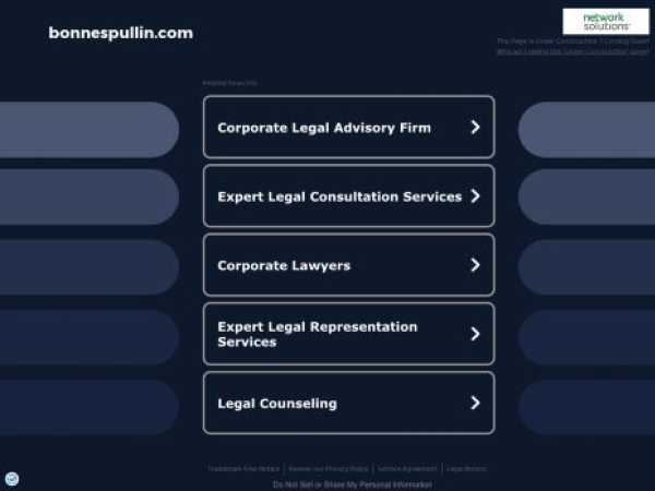 bonnespullin.com — SEO audit screenshot