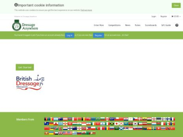 dressageanywhere.com — SEO audit screenshot