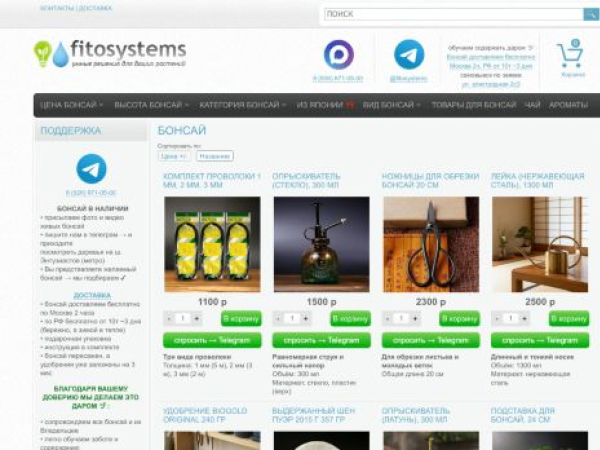 fitosystems.ru — SEO audit screenshot