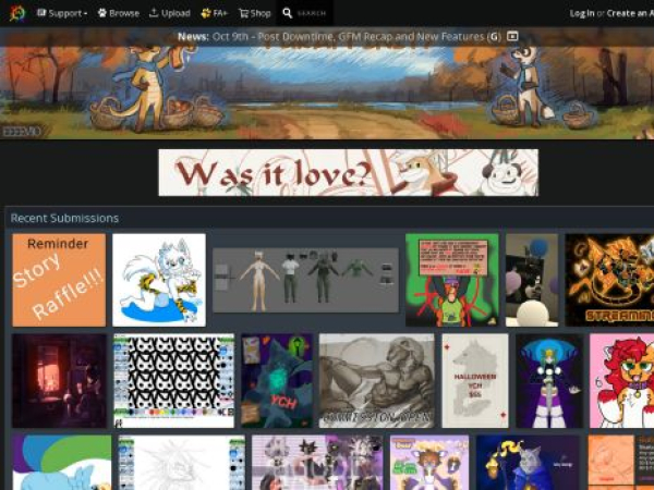 furaffinity.net — SEO audit screenshot
