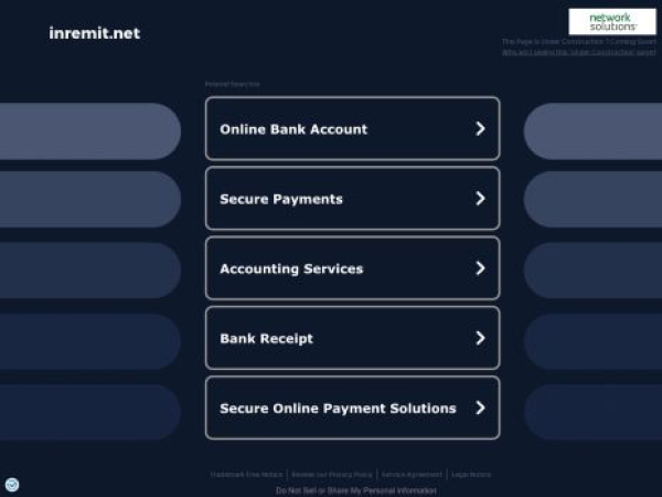 inremit.net — SEO audit screenshot