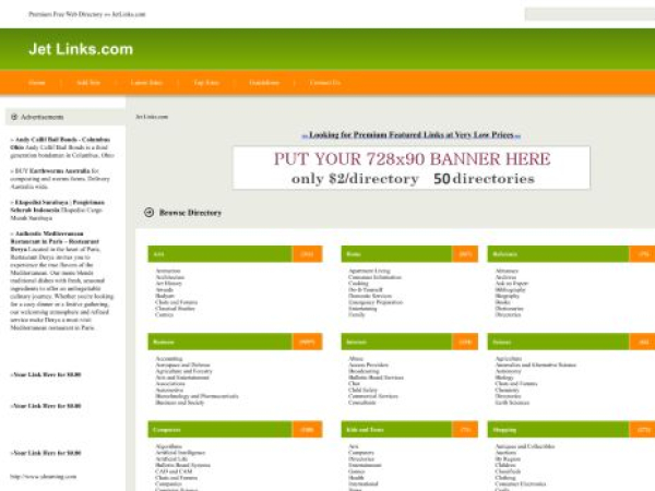 jet-links.com — SEO audit screenshot
