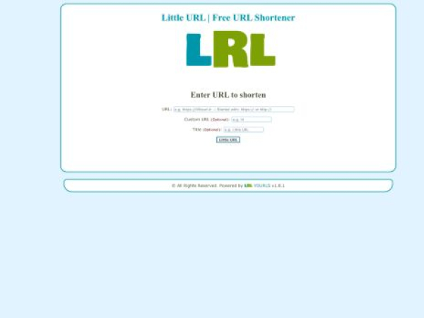 lrl.li — SEO audit screenshot