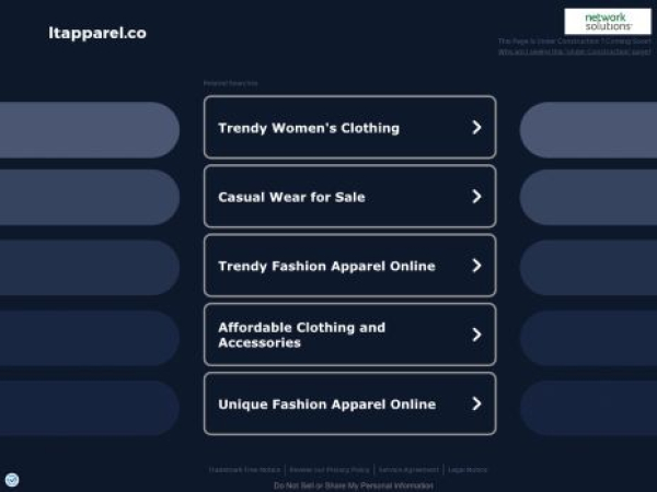 ltapparel.co — SEO audit screenshot