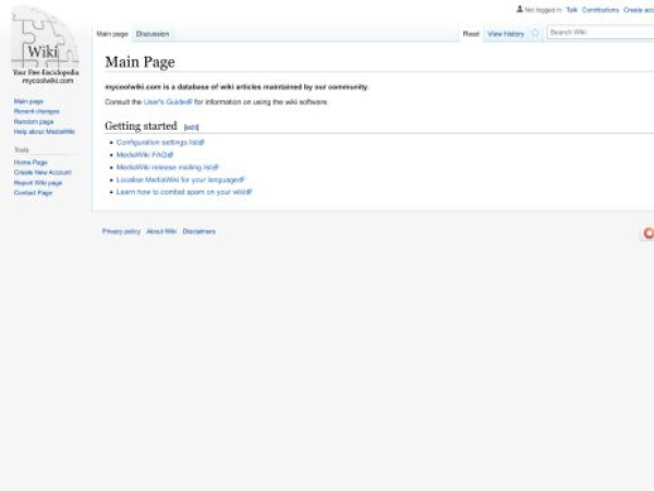 mycoolwiki.com — SEO audit screenshot