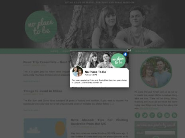 noplacetobe.com — SEO audit screenshot