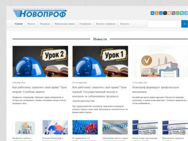 novoprof.net — SEO audit screenshot