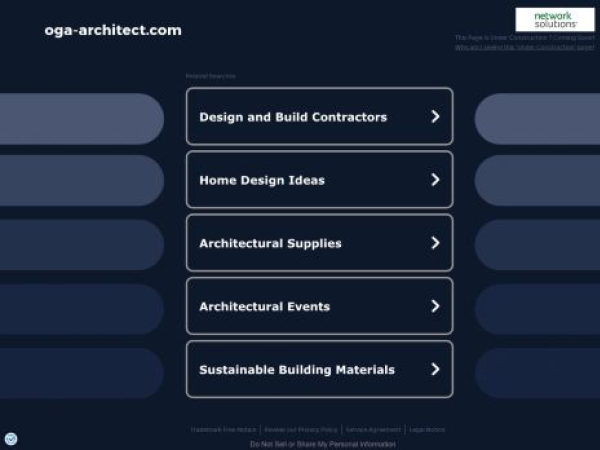 oga-architect.com — SEO audit screenshot