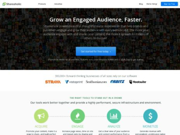 shareaholic.com — SEO audit screenshot