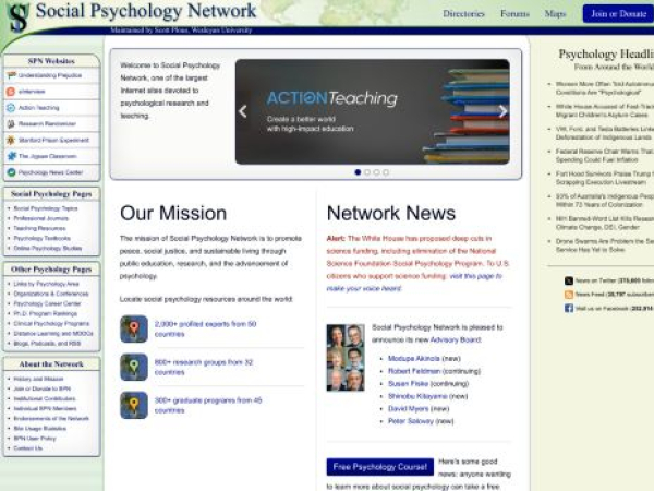 socialpsychology.org — SEO audit screenshot