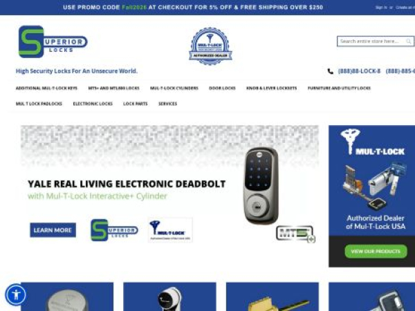 superiorlocks.com — SEO audit screenshot