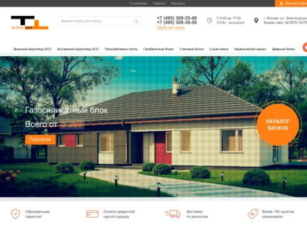 teplo-lit.ru — SEO audit screenshot