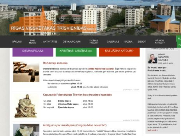 trisvieniba.lv — SEO audit screenshot