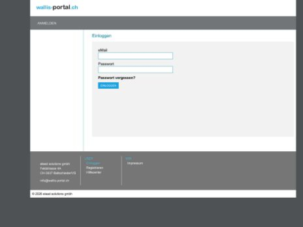 wallis-portal.ch — SEO audit screenshot