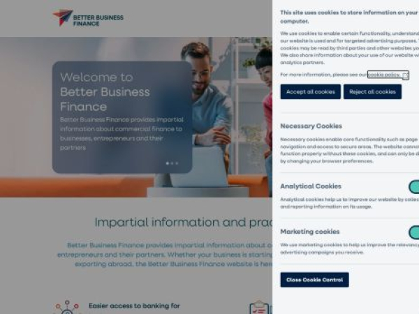 betterbusinessfinance.co.uk — SEO audit screenshot