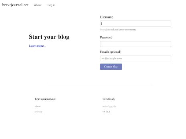 bravejournal.net — SEO audit screenshot