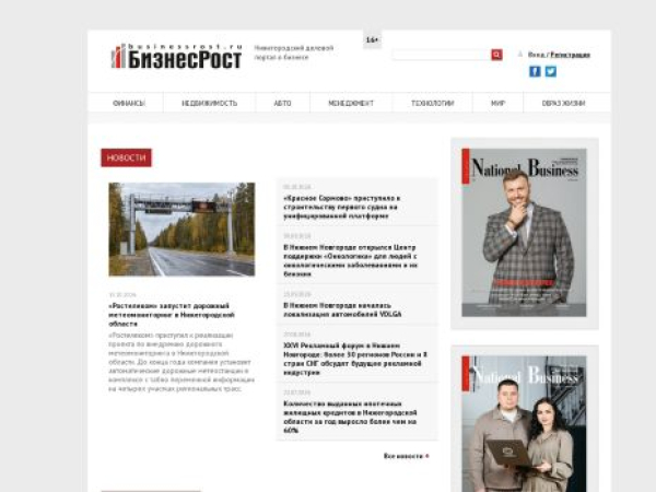 businessrost.ru — SEO audit screenshot