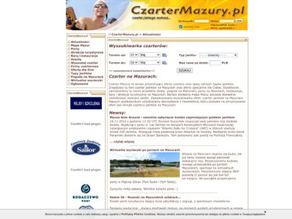 czartermazury.pl — SEO audit screenshot