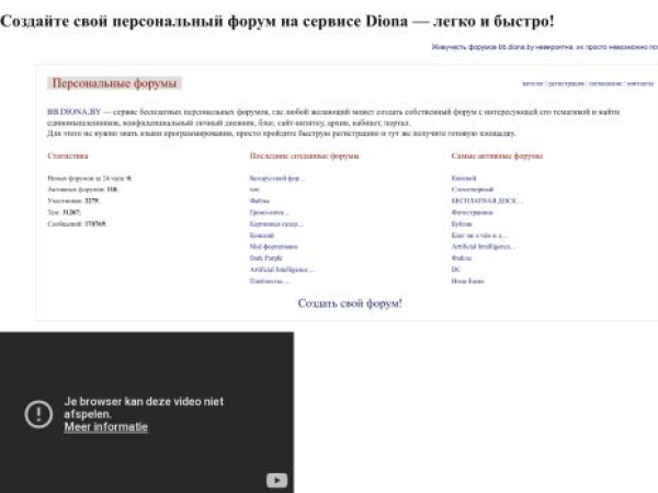 diona.by — SEO audit screenshot