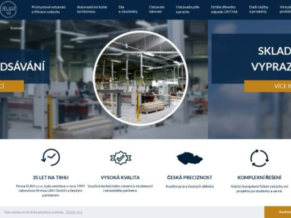elbh.cz — SEO audit screenshot
