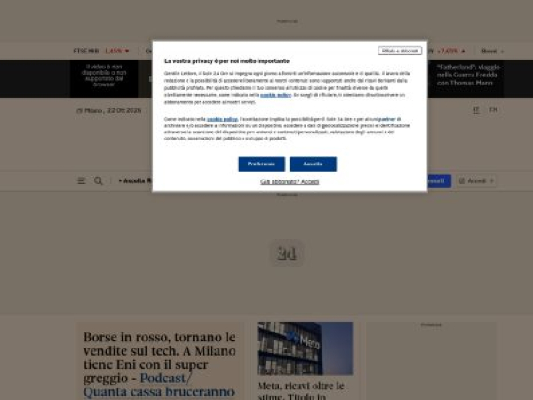ilsole24ore.com — SEO audit screenshot