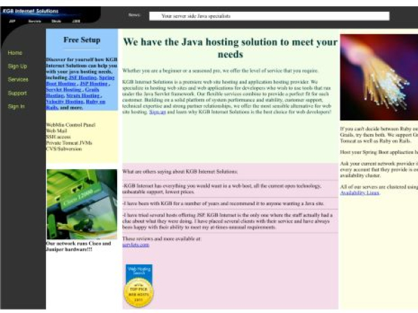kgbinternet.com — SEO audit screenshot