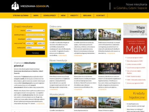 mieszkania-gdansk.pl — SEO audit screenshot