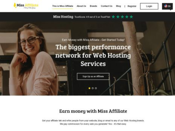missaffiliate.com — SEO audit screenshot