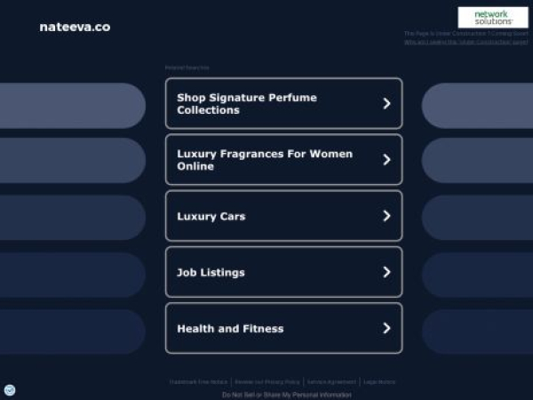 nateeva.co — SEO audit screenshot