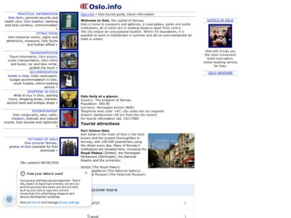 oslo.info — SEO audit screenshot