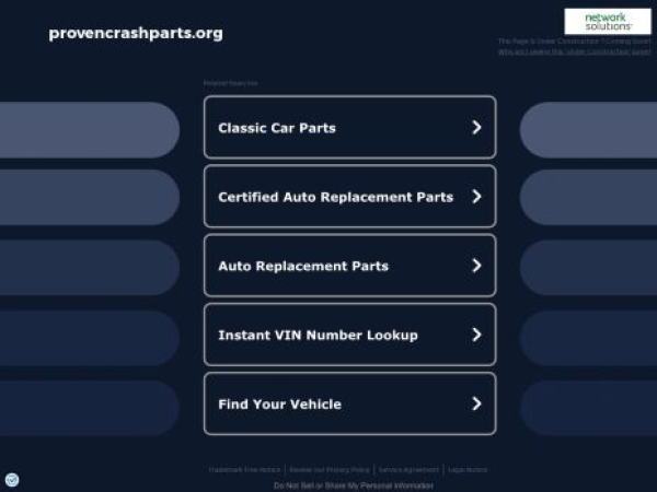 provencrashparts.org