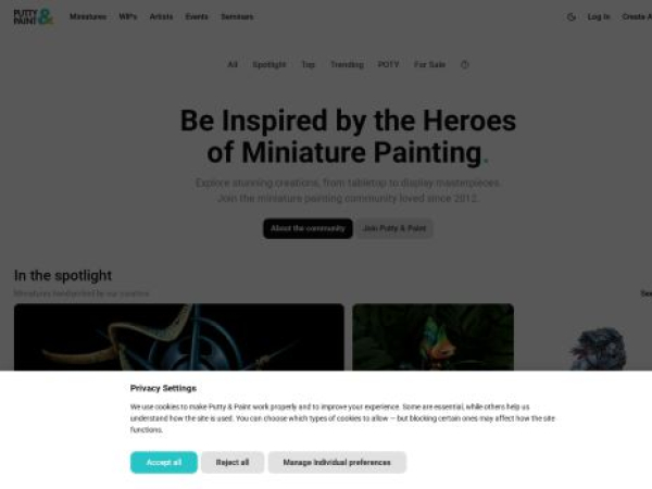 puttyandpaint.com — SEO audit screenshot