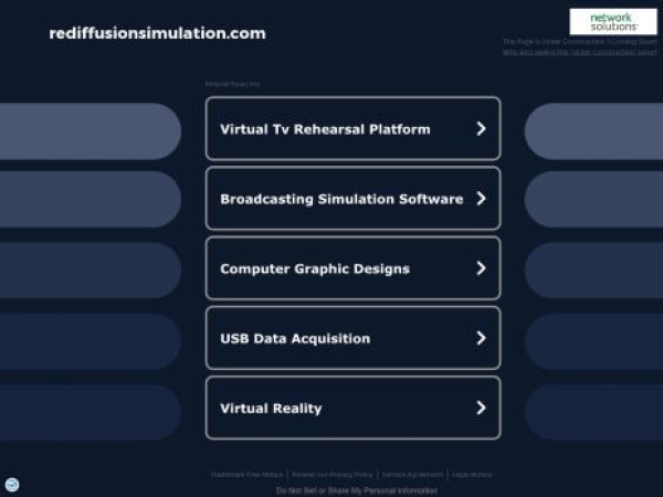 rediffusionsimulation.com — SEO audit screenshot