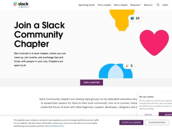 slackcommunity.com — SEO audit screenshot